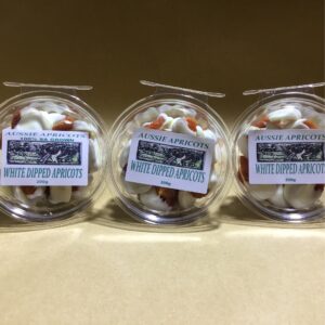 Aussie Apricots - White Dipped Apricots