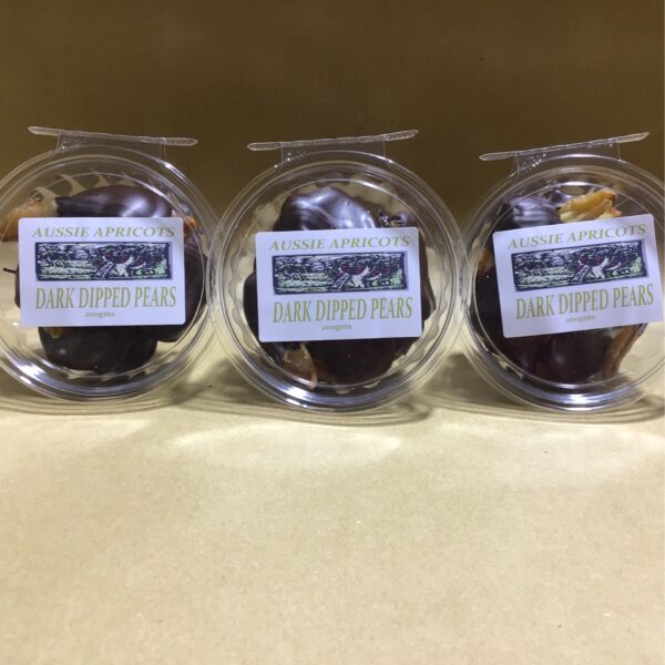 Aussie Apricots - Dark Dipped Pears